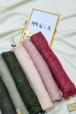 Messy Chiffon Scarf  ميسي سكارف – خامة حريرية خفيفة - Image 10