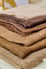 Messy Chiffon Scarf  ميسي سكارف – خامة حريرية خفيفة - Image 17