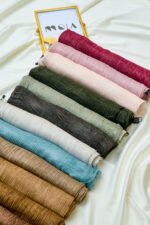 Messy Chiffon Scarf  ميسي سكارف – خامة حريرية خفيفة - Image 8